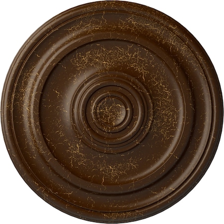 Ekena Millwork Kepler Traditional Medallion (For Canopies up to 4 1/2"), 19 3/4"OD x 1 1/2"P, Root Beer Crackle CM20KPRBC